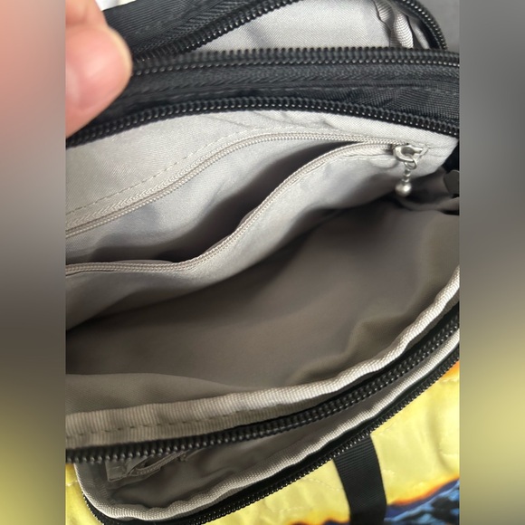 Baggallini Triple Zip Bagg Crossbody Black - Picture 7 of 8